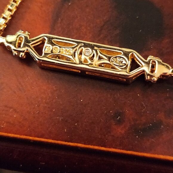 Bella Luce Eterno Yellow Sterling Silver Bracelet - Picture 4 of 8